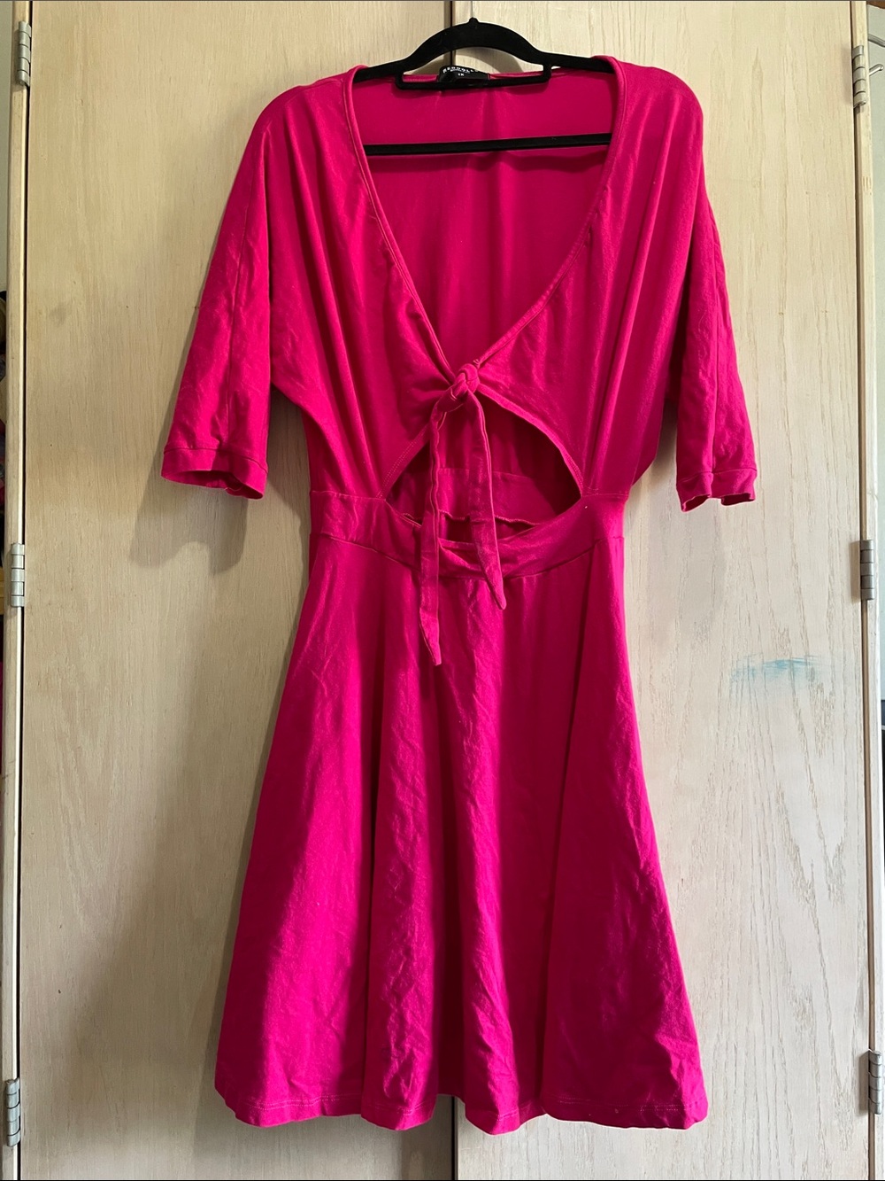Rebdolls Hot Pink Dress Top
